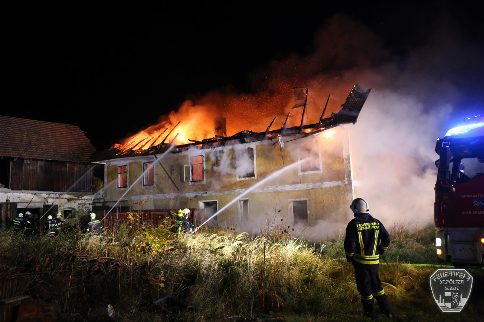 2016 10 30 Wohnhausbrand Wilhelmsburg  2 